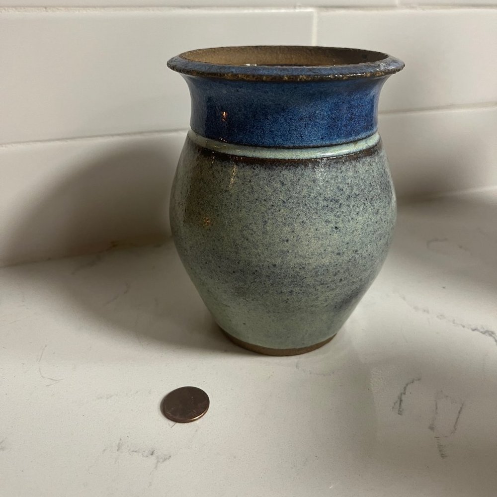 Small Mid-Century Modern Stoneware Jar by Daniel Rhodes - MCM Studio Pottery